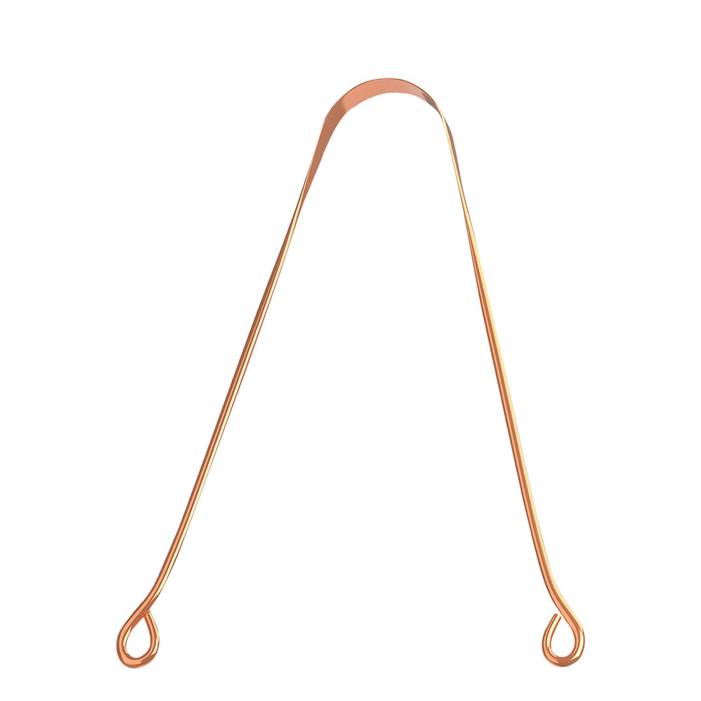 Copper Tongue Cleaner (round)