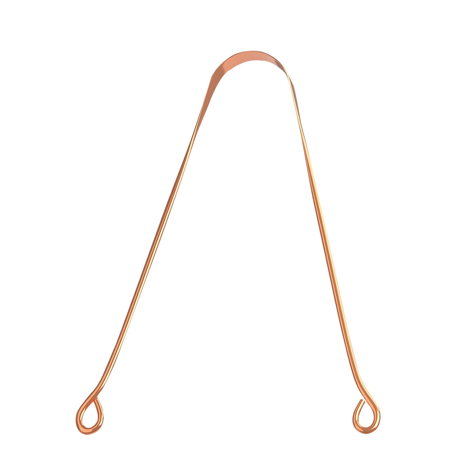 Copper Tongue Cleaner (round)
