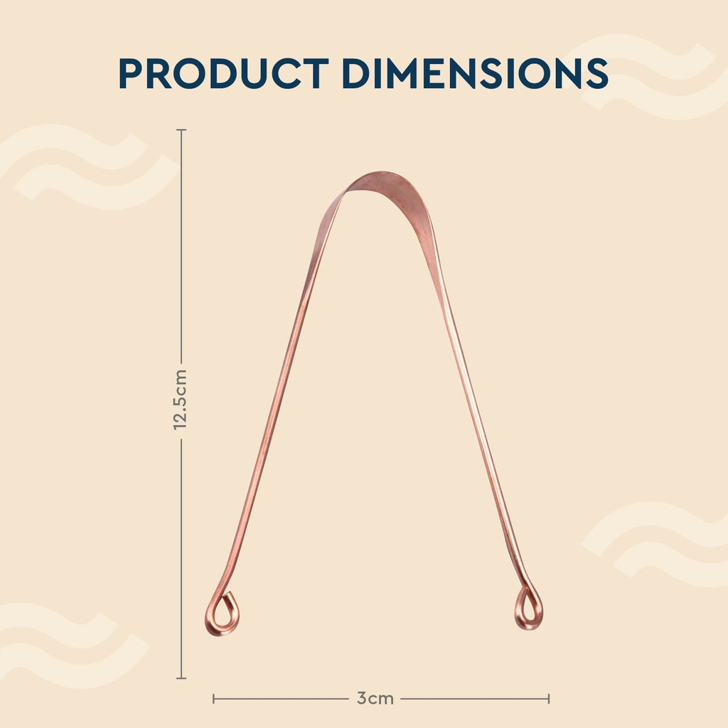 Copper Tongue Cleaner (round)