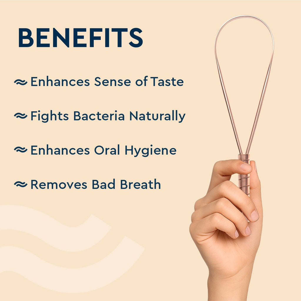 Copper Tongue Cleaner Loop