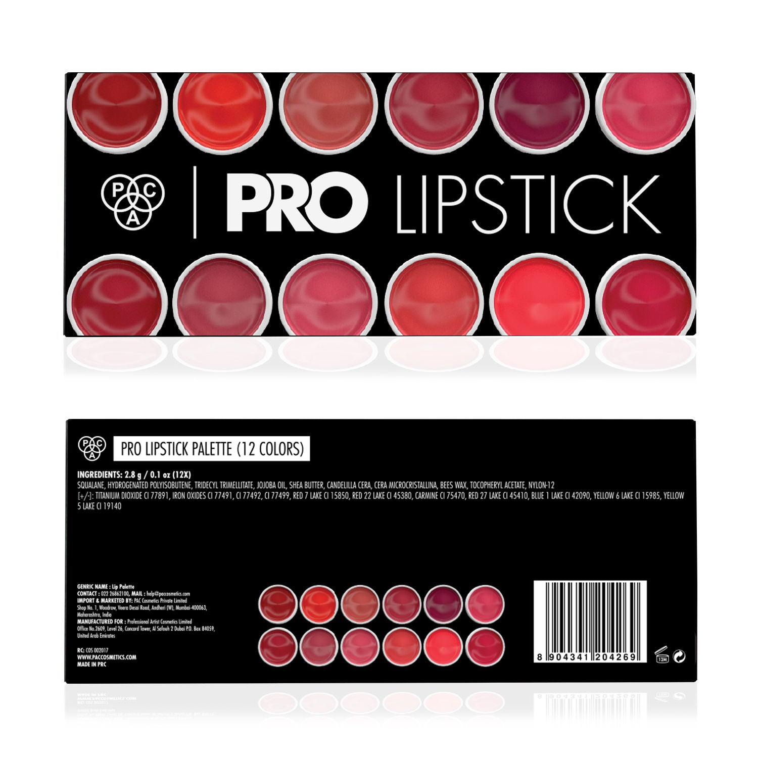 Pro Lipstick Palette X12