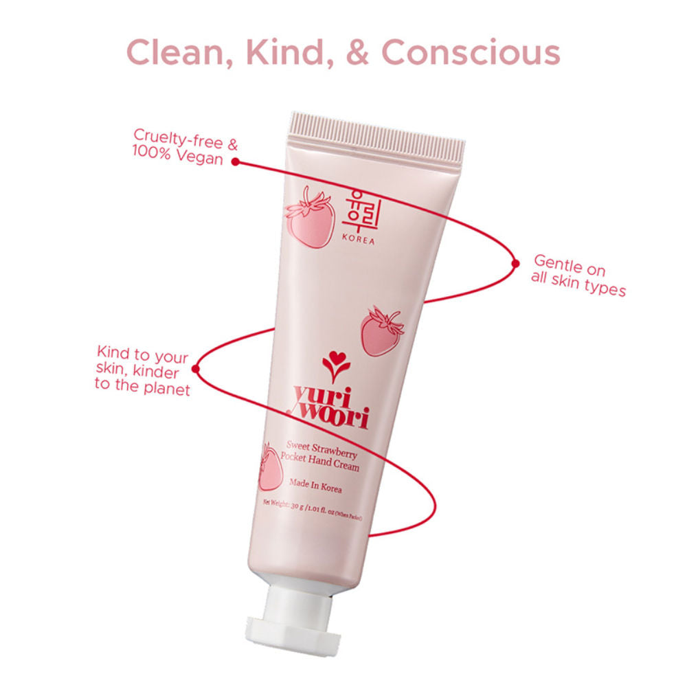 Sweet Strawberry Pocket Hand Cream