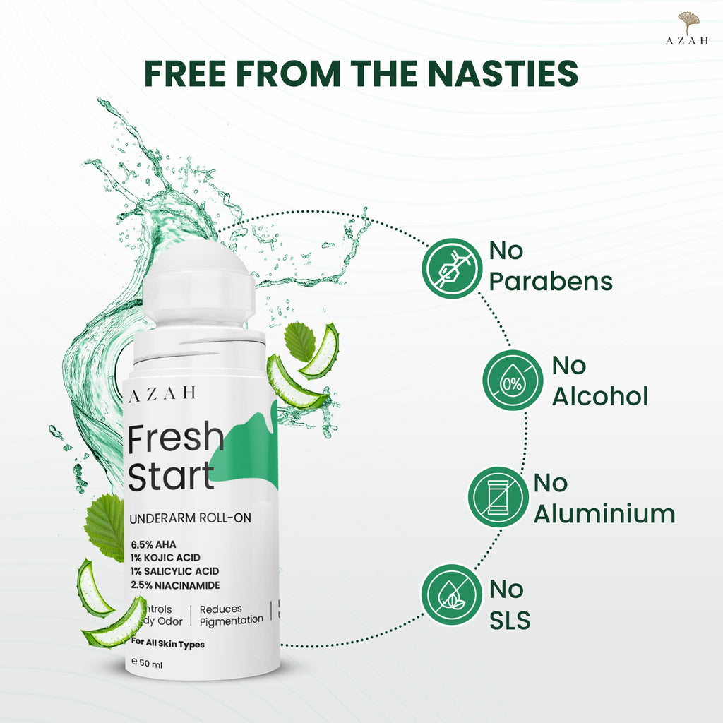 Fresh Start Premium 6.5% Aha Underarm Roll-On