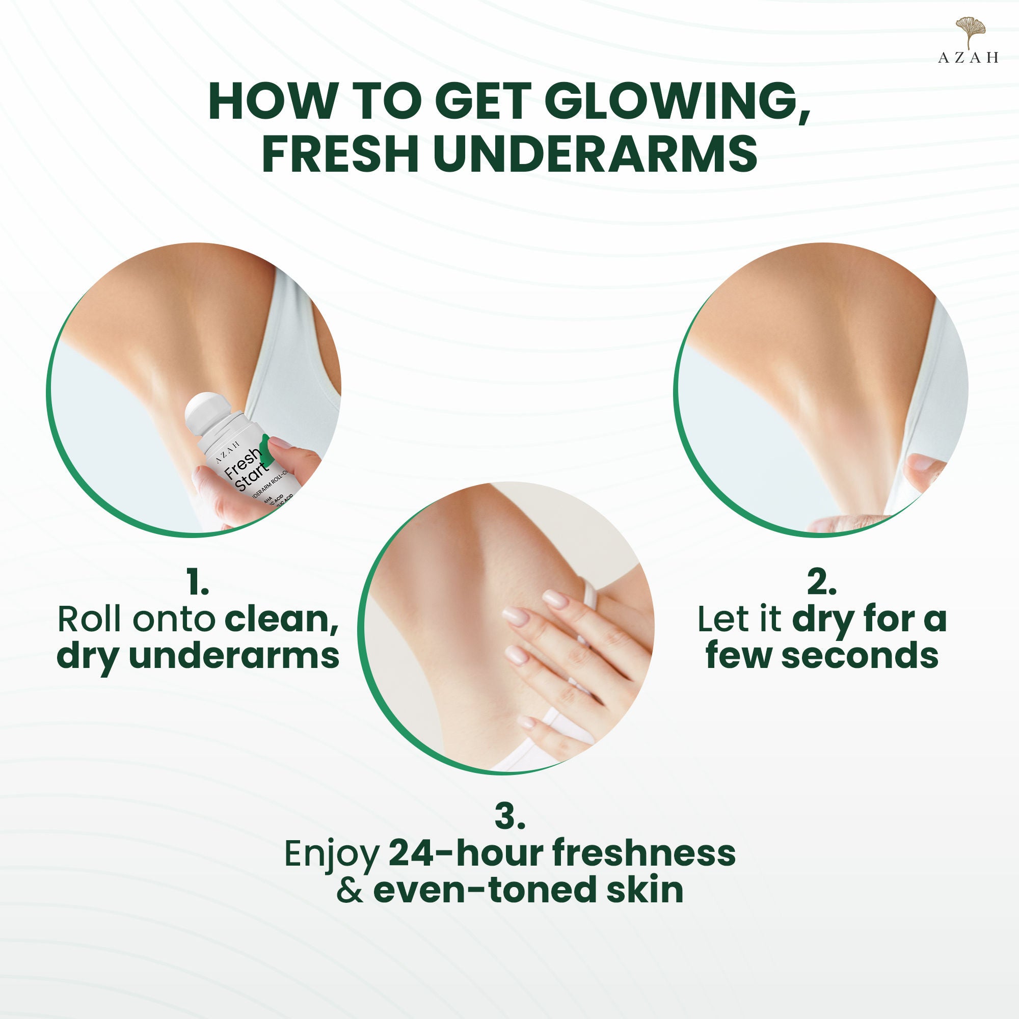 Fresh Start Premium 6.5% Aha Underarm Roll-On
