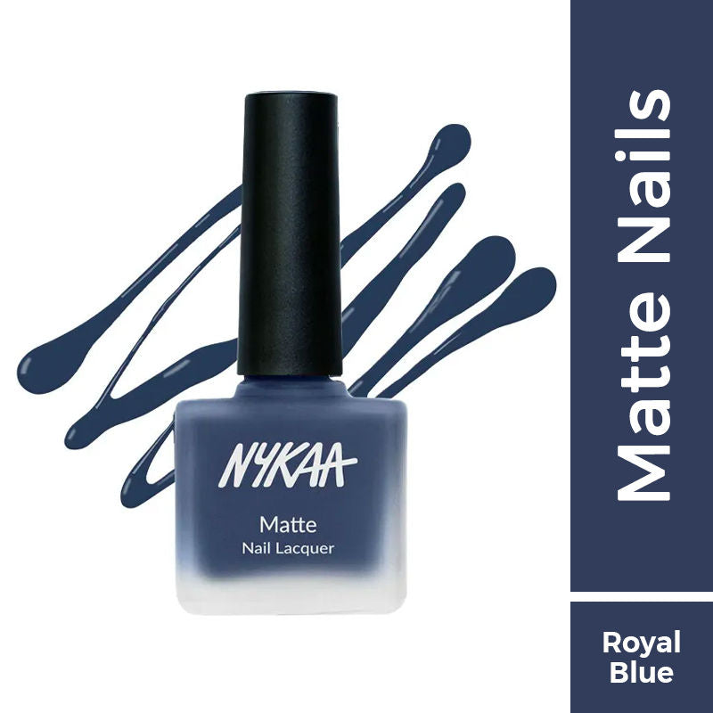 Matte Nail Enamel - Blue Jellybean 128