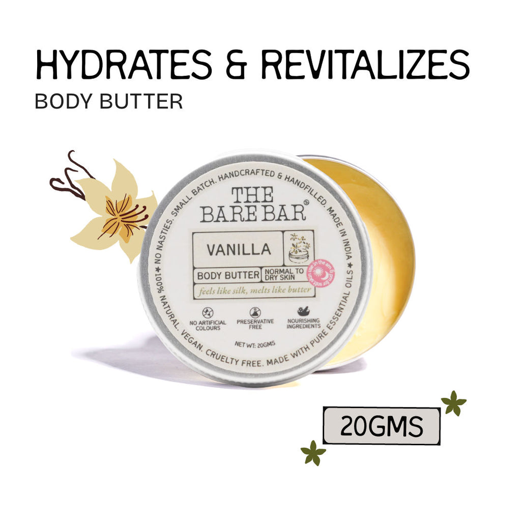 Vanilla Body Butter - Deeply moisturizing vanilla cream with natural butters