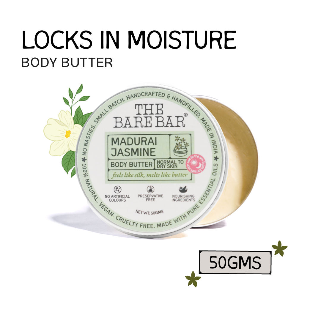 Madurai Jasmine Body Butter - Floral moisturizer for smooth, radiant skin