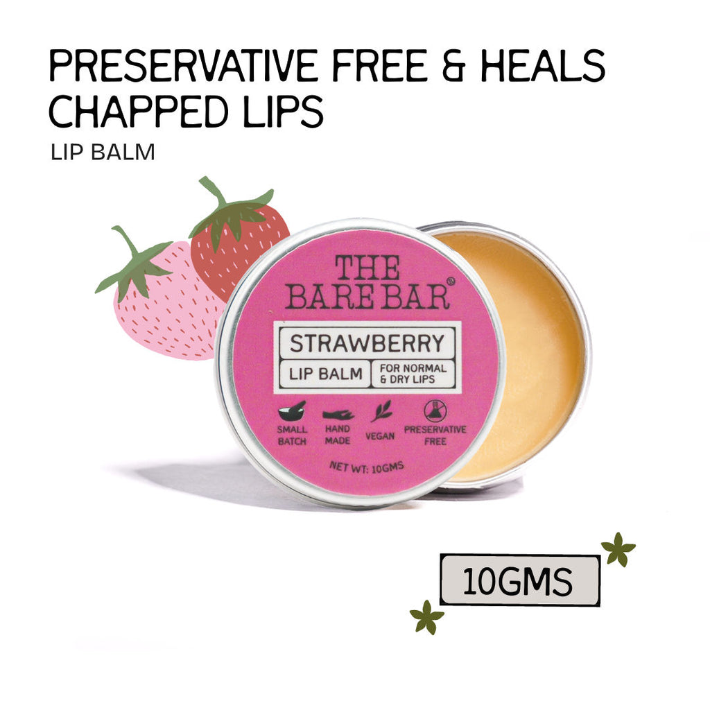 Berry Blast Lip Balm - Buttery Moisture for Pigmented, Dry Lips - Strawberry