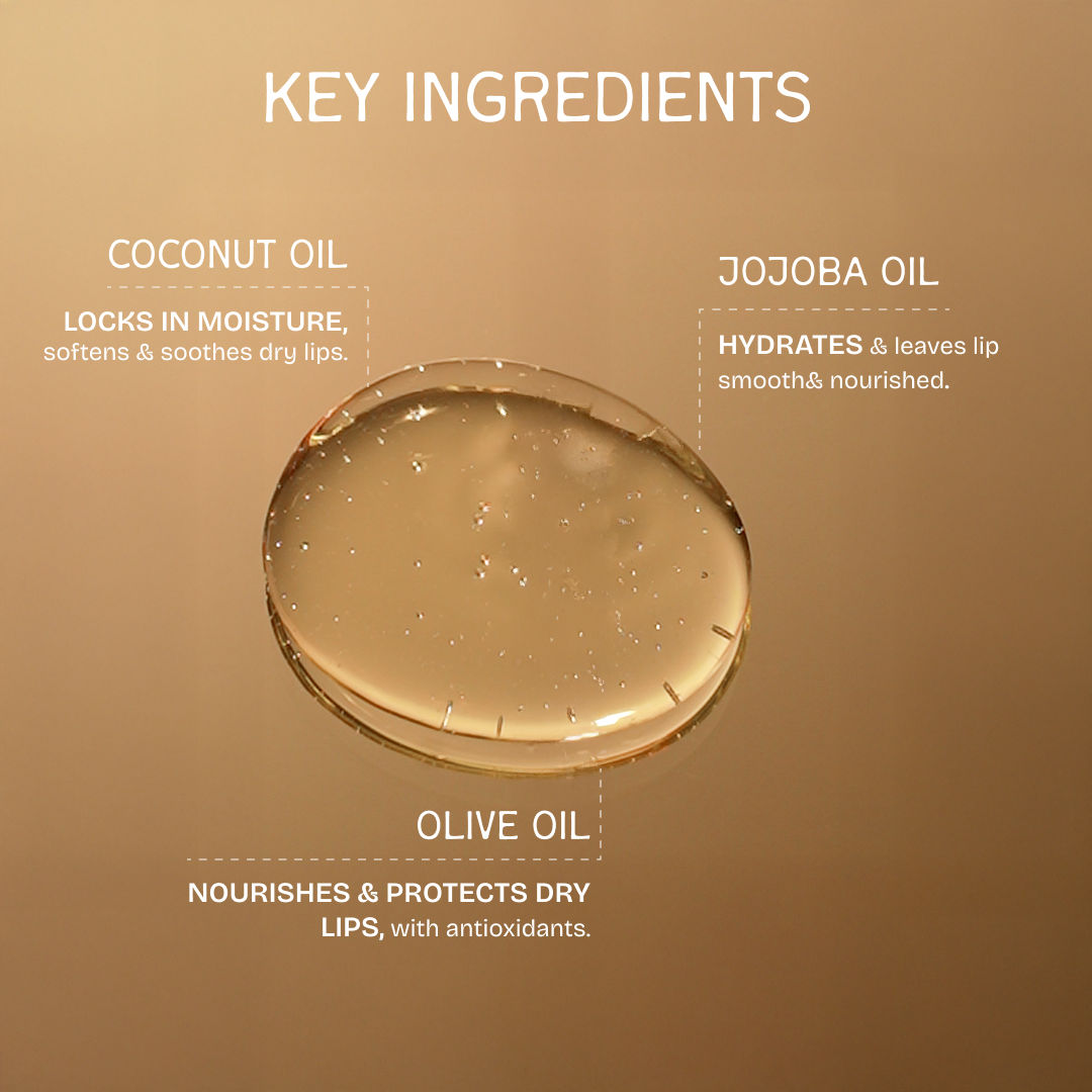 Strawberry Lip Oil - Jojoba & Coconut Oils for Smooth, Soothing Lip Care