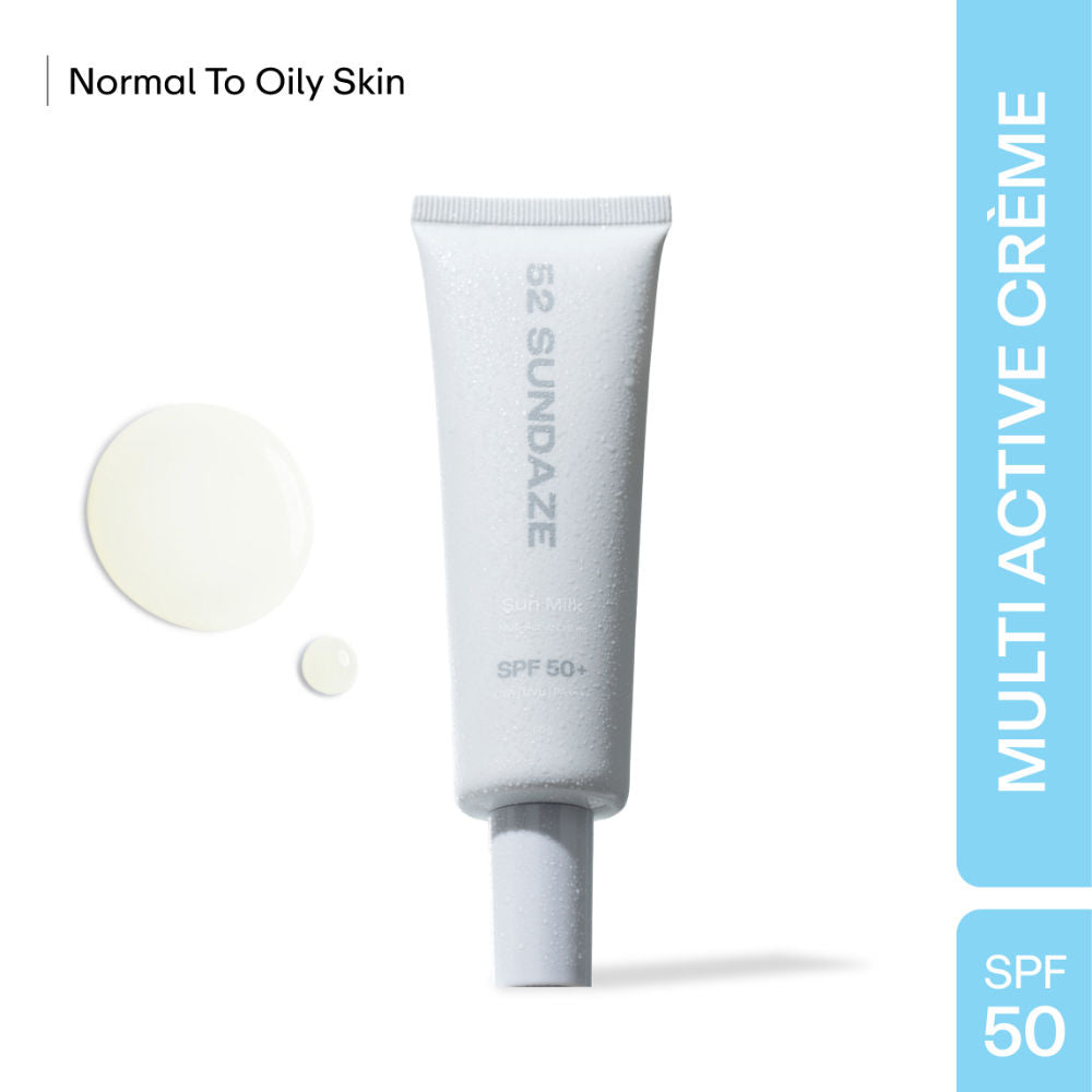 Sun Milk Crème SPF 50+ PA++++ Sunscreen for Oily Skin