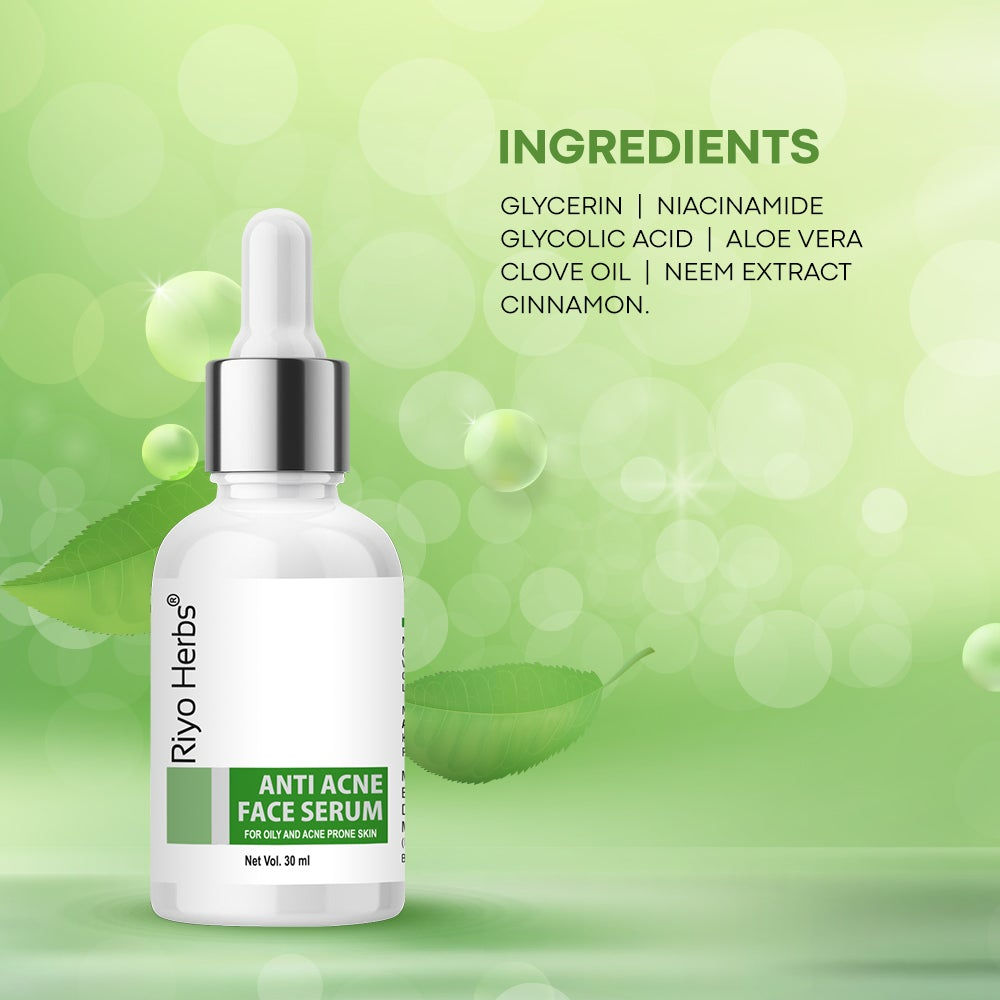 Anti-Acne Face Serum with Neem Power for Clear Skin