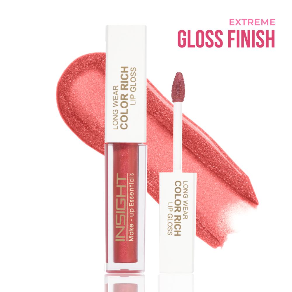 Long Wear Color Rich Lip Gloss, Moisturising Long Wear Formula, Ultra Glossy Finish - Sizzling