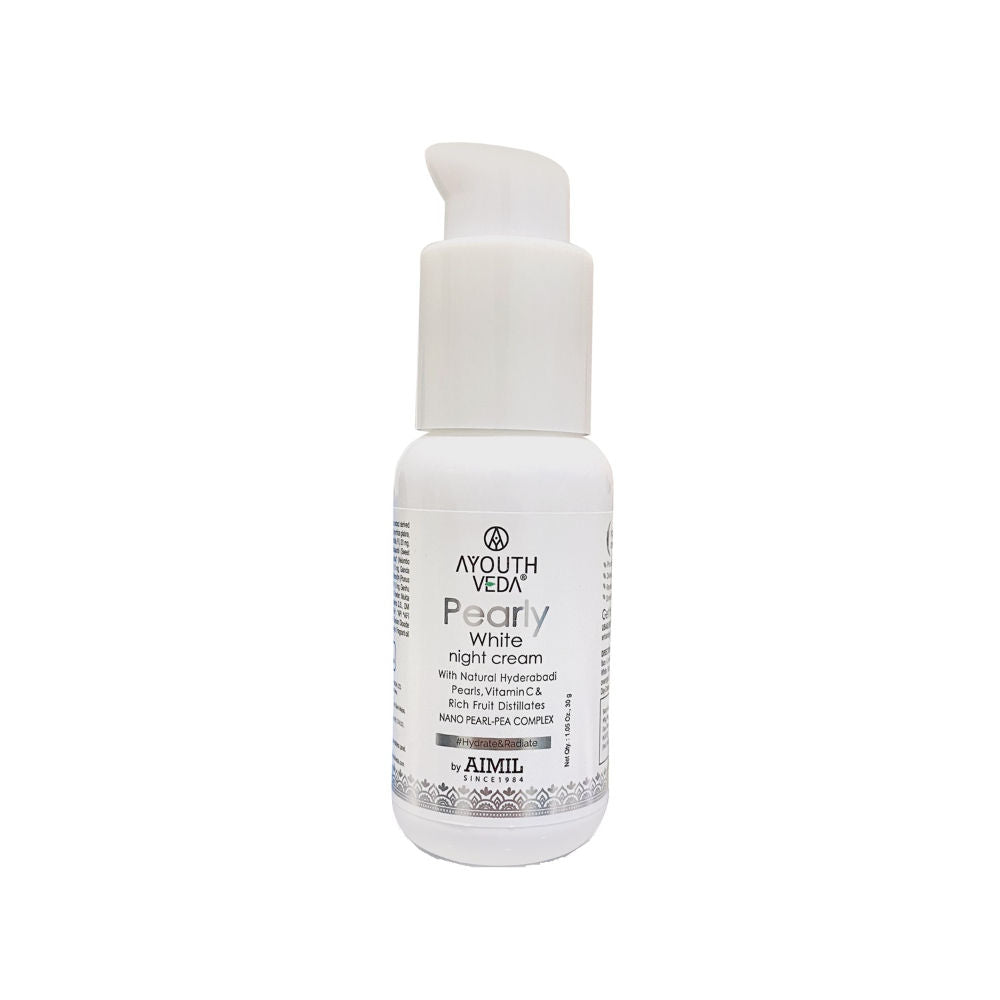 Pearly White Night Cream with Pearl-Pea Complex to Reduce Spots & Fine Lines