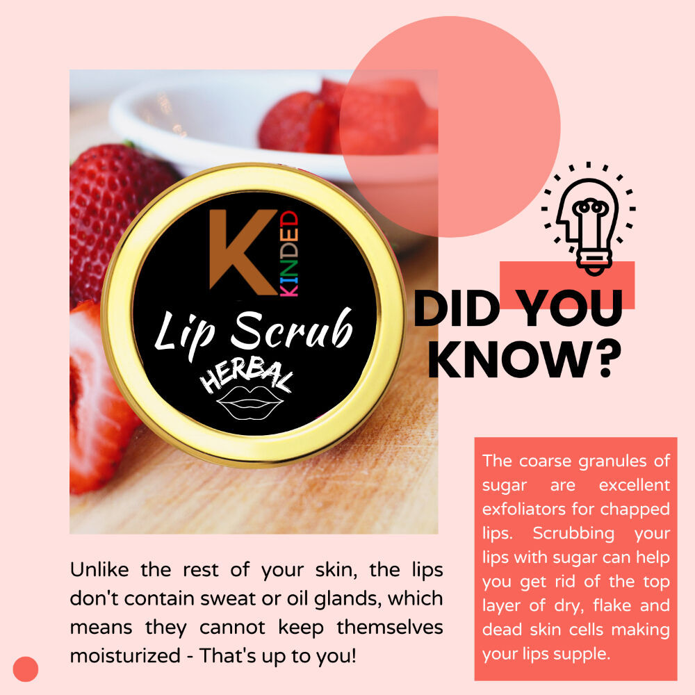 Lip Sugar Scrub Herbal Exfoliator