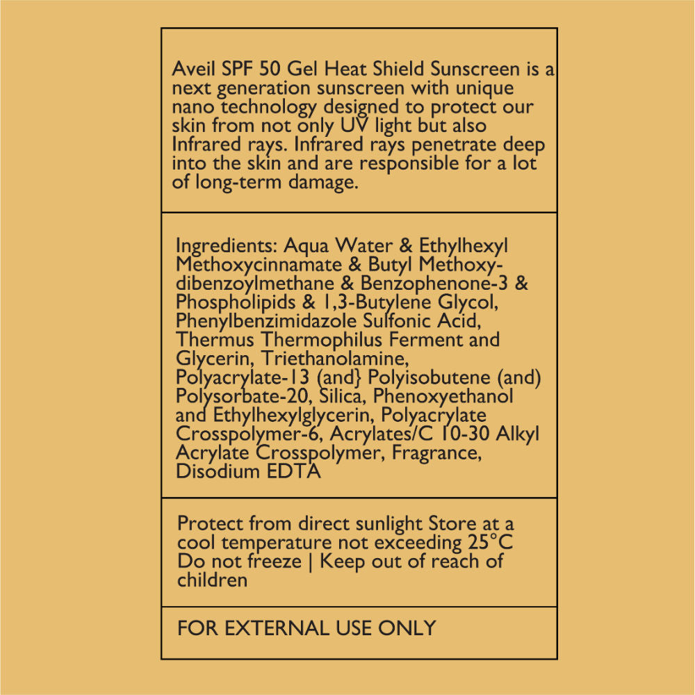 SPF 50 Heat Shield Sunscreen