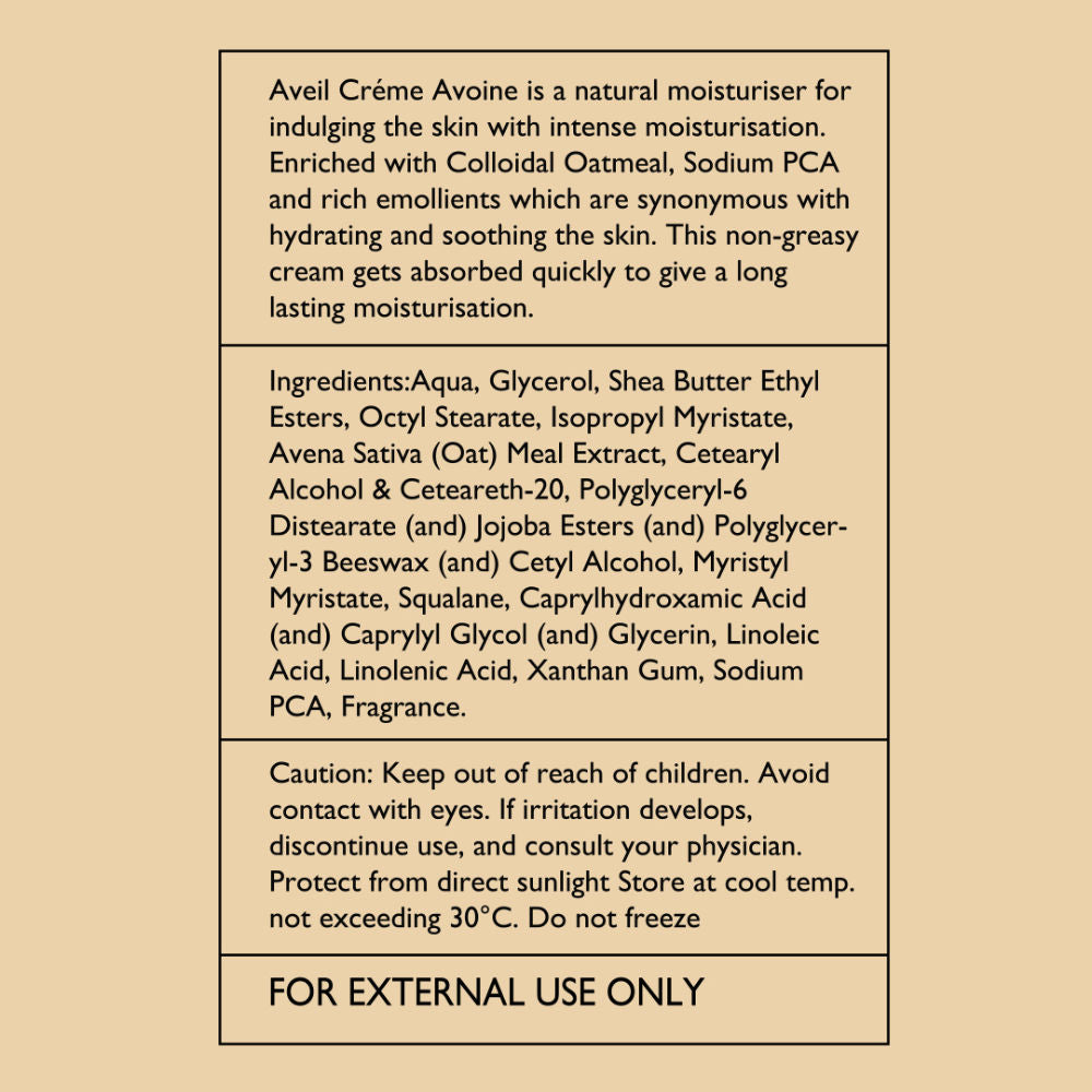 Cream Avoine Oat Meat Moisturiser