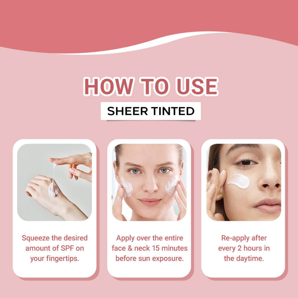 Sheer Tinted Sunscreen SPF 50