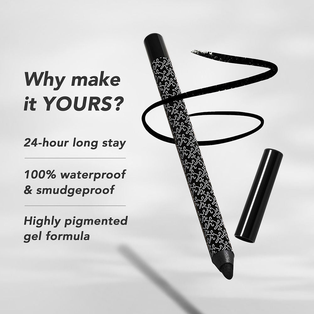 Smudgeproof Jet Black Gel Kajal - Onyx