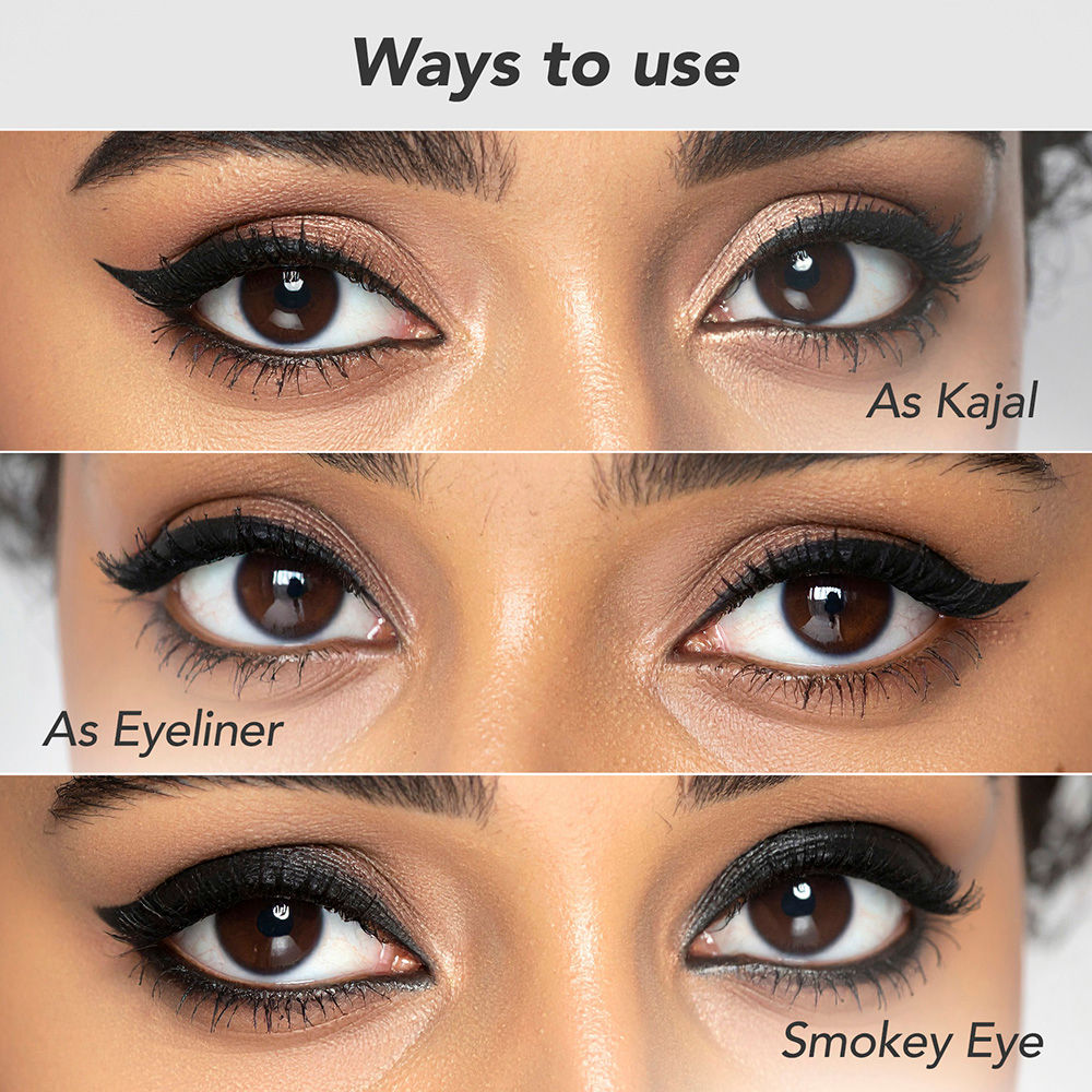 Smudgeproof Jet Black Gel Kajal - Onyx