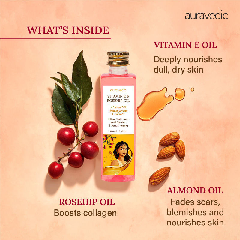 Ultra Skin Oil With Vitamin E Oil ,rosehip Oil , Olive Oil For Skin, Almond Oil For Skin
