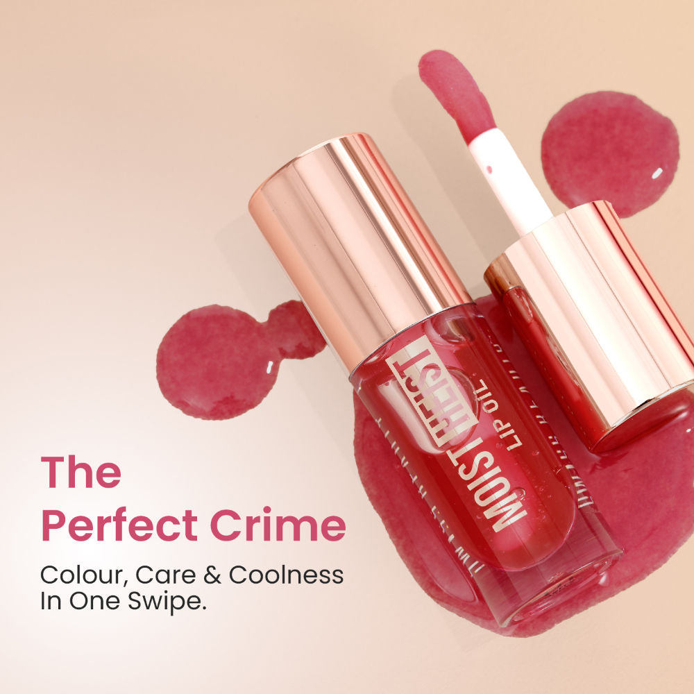 Moist Heist Lip Oil Colour-Changing With Vitamin E & Mint Oil