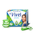 Aloe Vera Grade 1 Bathing Soap, Highest Soap Grade, 76% TFM, Vit E - 4 PCS