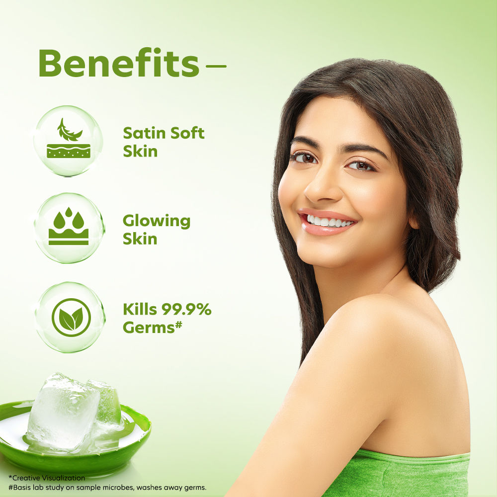 Aloe Vera Grade 1 Bathing Soap, Highest Soap Grade, 76% TFM, Vit E - 4 PCS