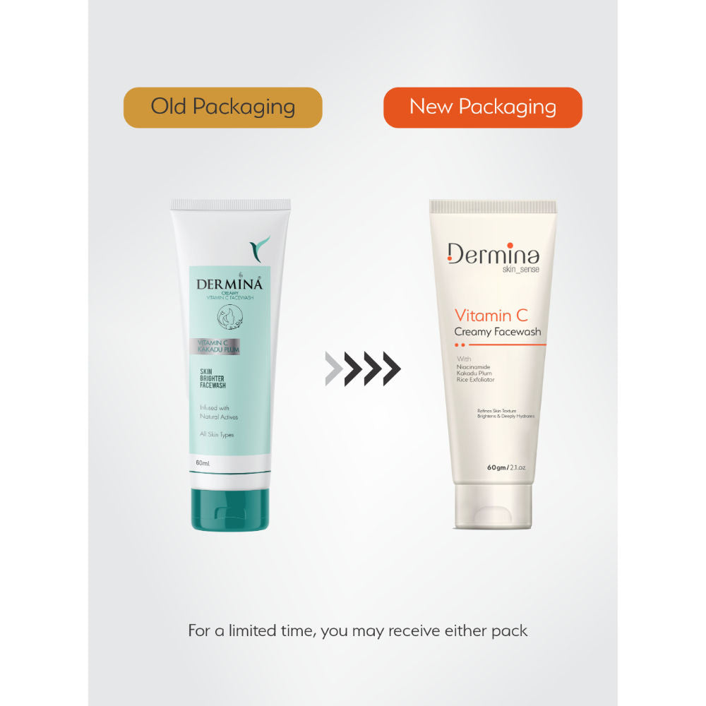 Vitamin C Creamy Facewash with Niacinamide & Kakadu Plum for Bright Skin