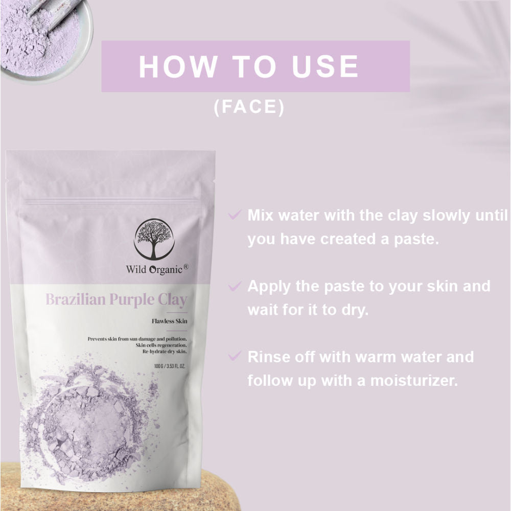 Brazilian Purple Flawless Skin Clay Powder