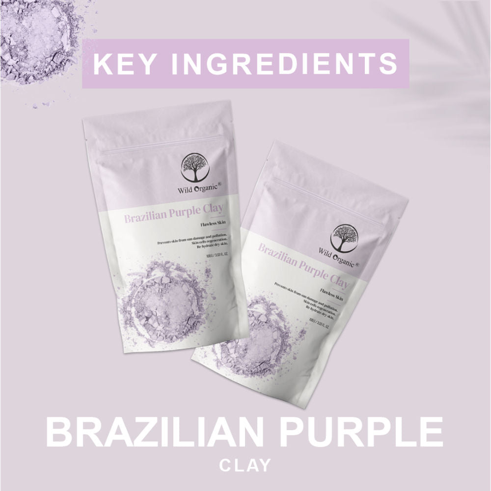 Brazilian Purple Flawless Skin Clay Powder