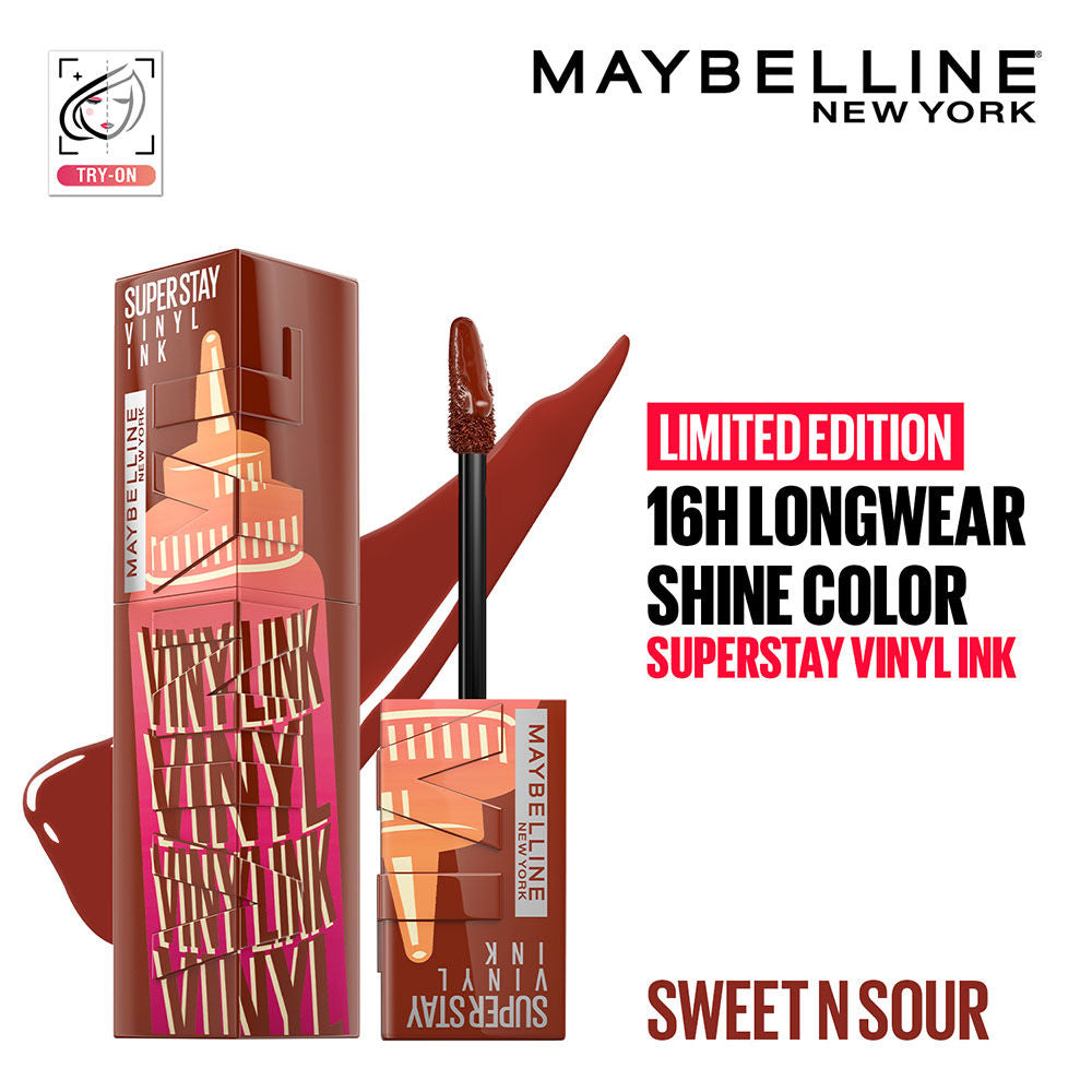 Super Stay Vinyl Ink Liquid Lipstick, Instant Shine Lasts Up To 16H