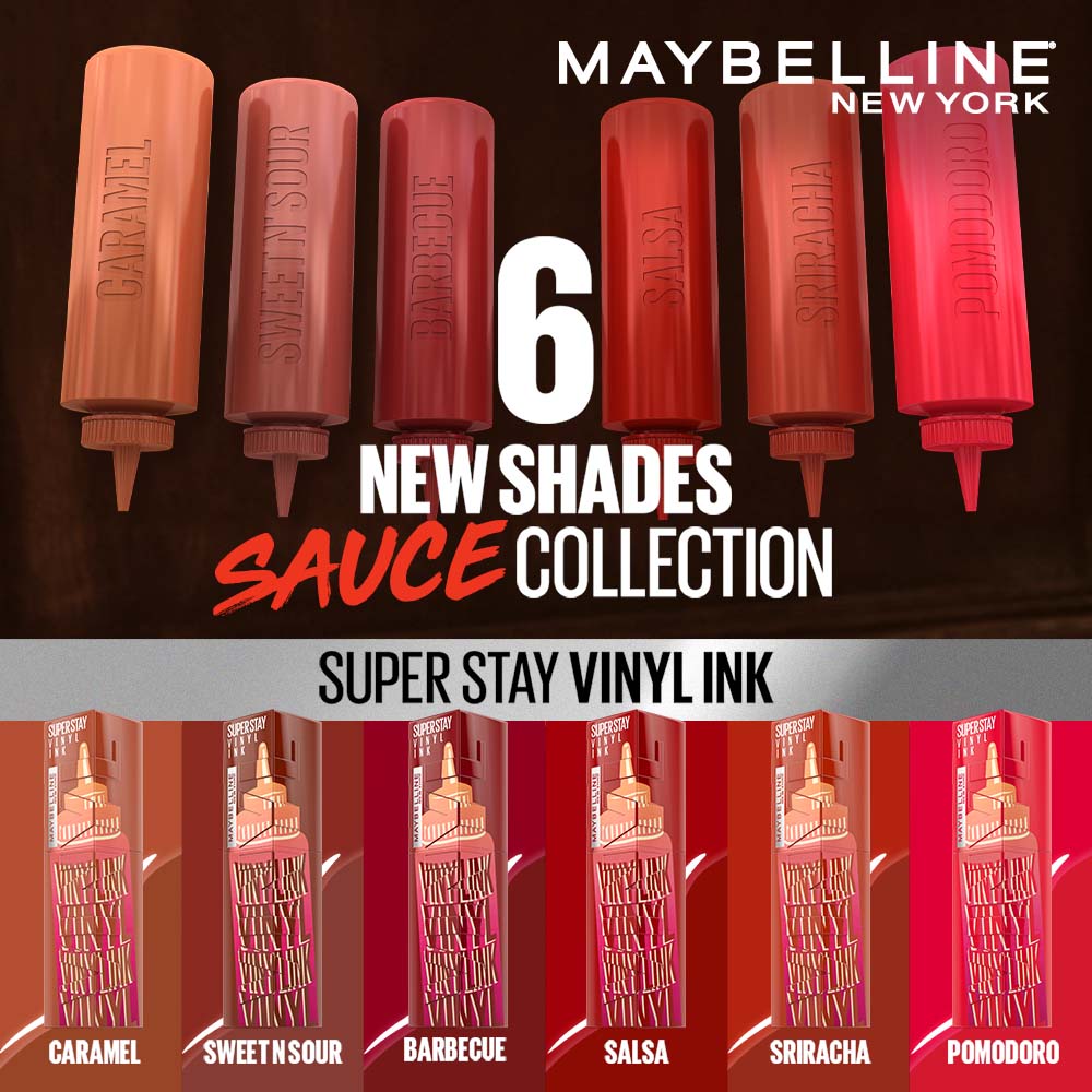 Super Stay Vinyl Ink Liquid Lipstick, Instant Shine Lasts Up To 16H