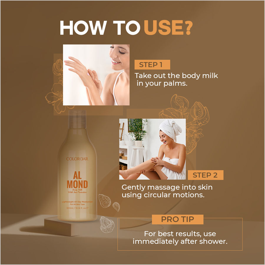 Almond Body Milk With Sun Protection