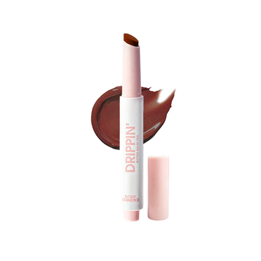 Tinted Lip Balm with Shea Butter & Jojoba Oil Brightens, Moisturizes Dry Lips - Cacao