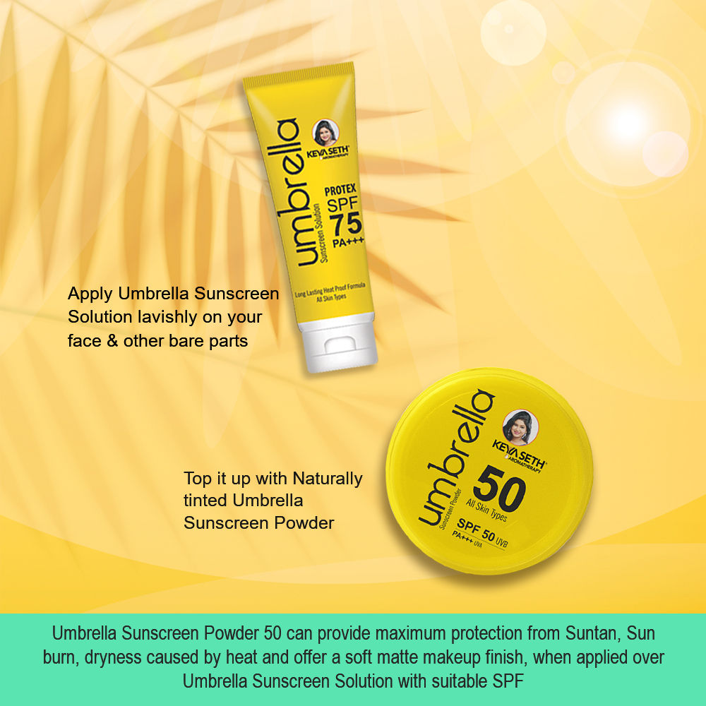 Umbrella Sunscreen Powder SPF 50 UVB PA+++ UVA