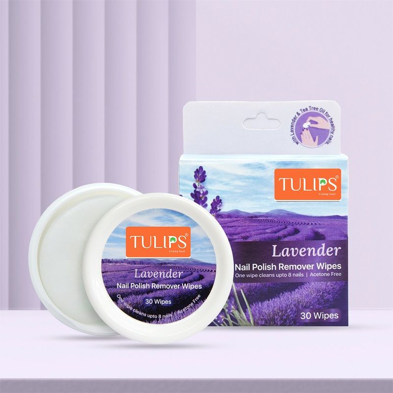 Lavender Nail Polish Remover Wipes