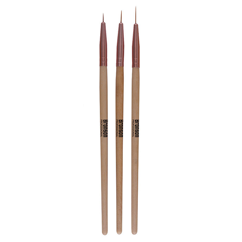 Nail Art Zero Point Gel Liner Brush Set