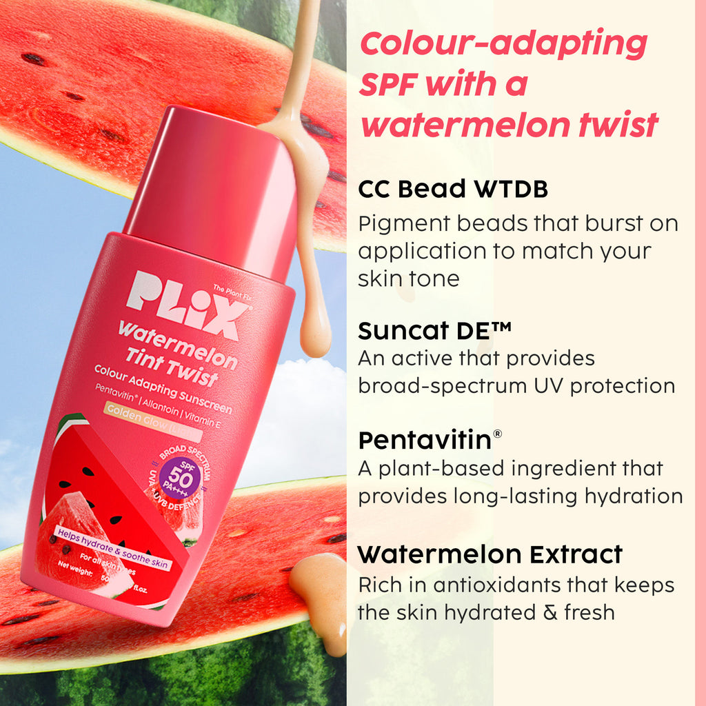Watermelon Tint Twist Color-Adapting Sunscreen