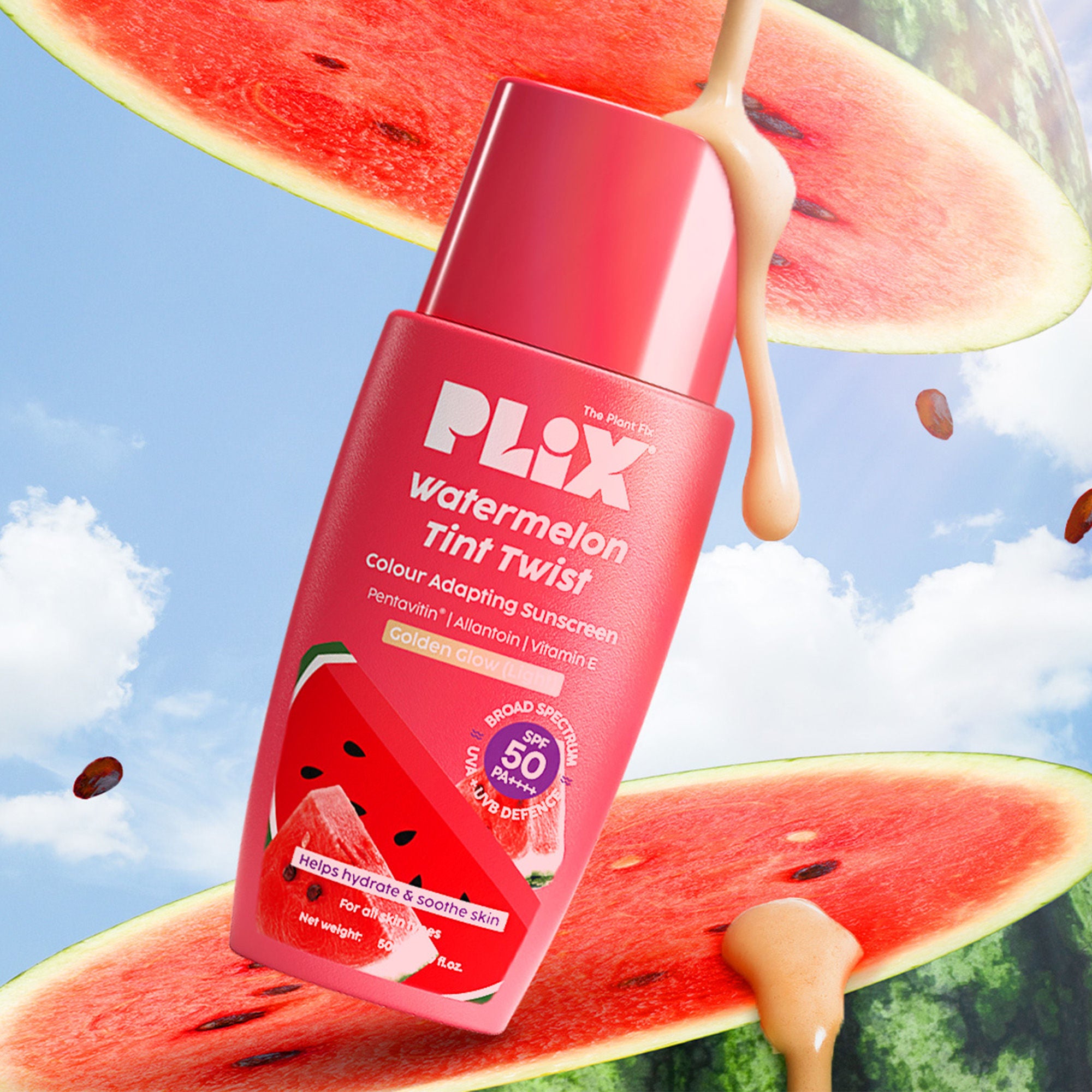 Watermelon Tint Twist Color-Adapting Sunscreen