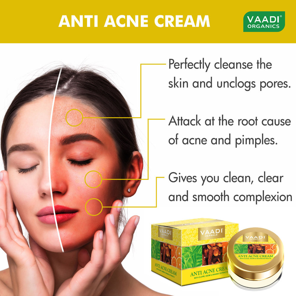 Anti-Acne Cream - Clove Neem & Orange Extract