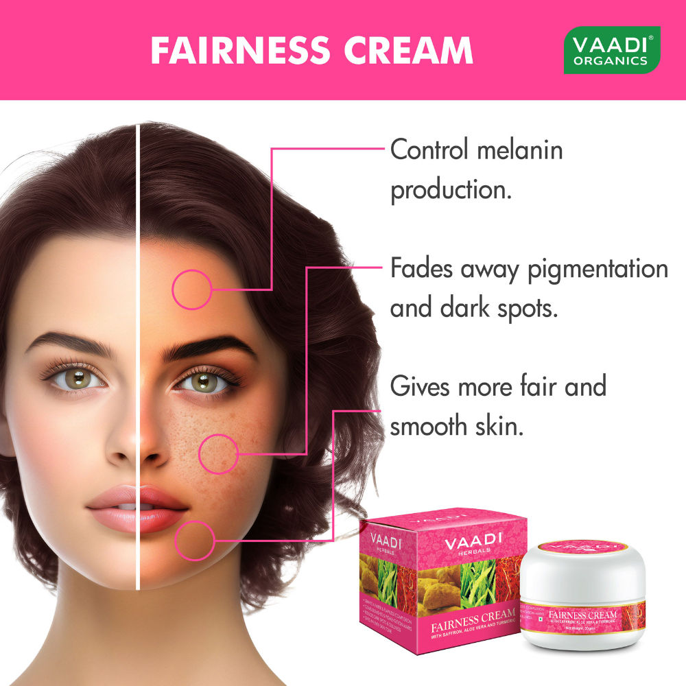 Fairness Cream - Saffron, Aloe Vera & Turmeric Extracts