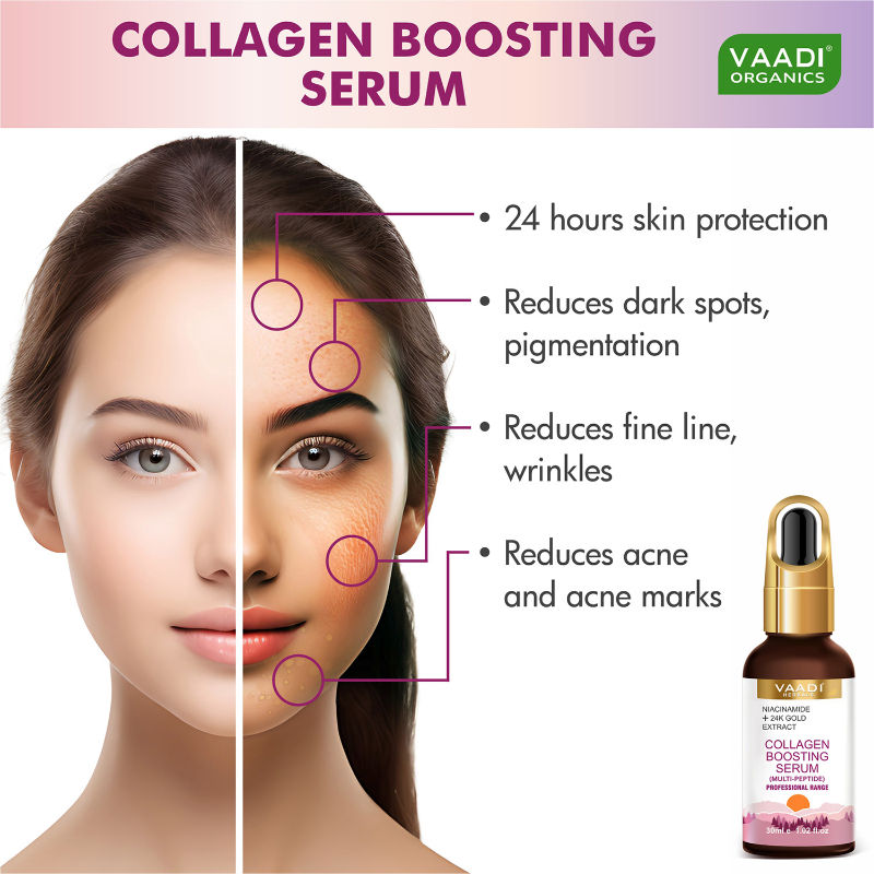Multipeptide And 24K Gold Extract Collagen Boosting Serum