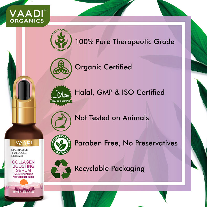 Multipeptide And 24K Gold Extract Collagen Boosting Serum