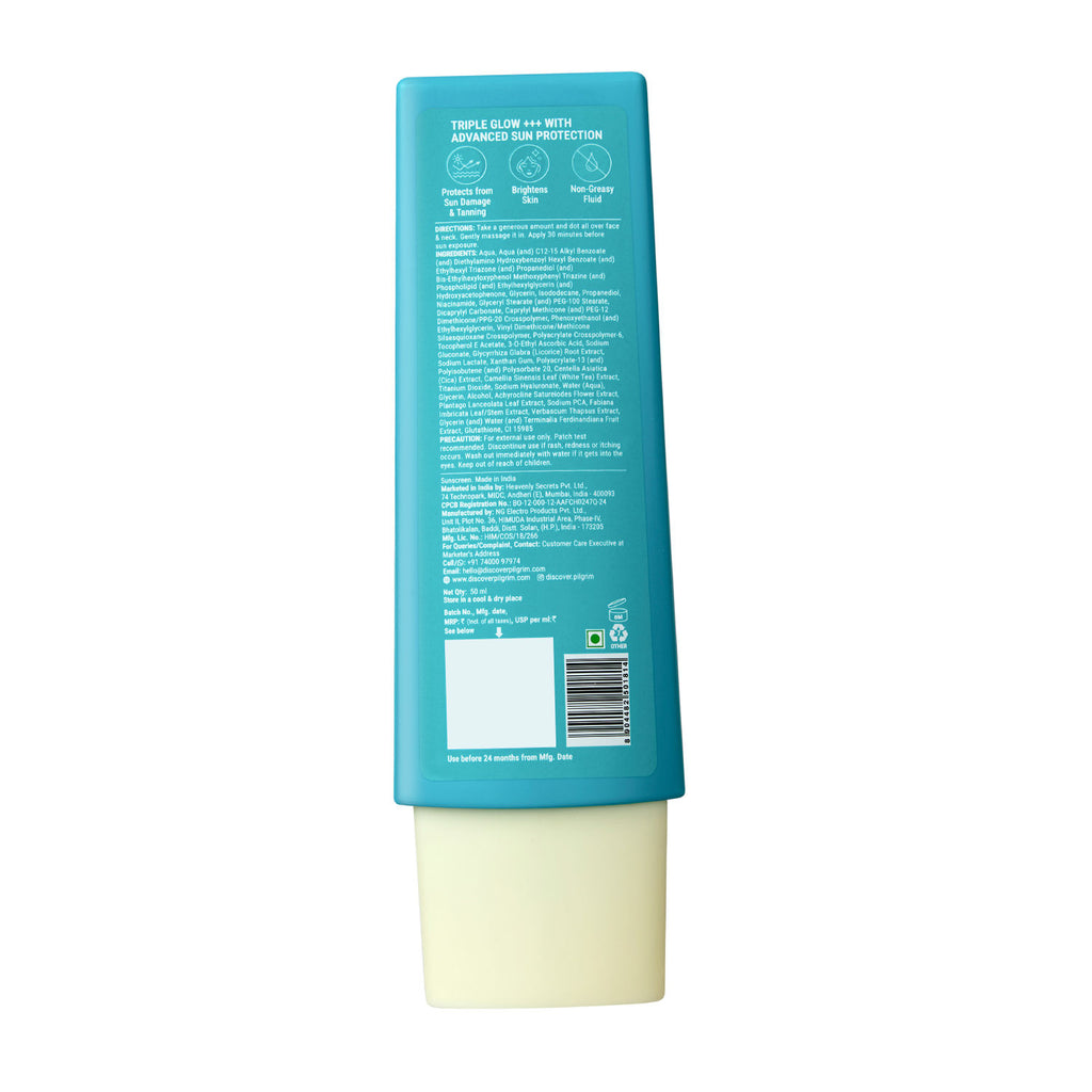5% Vitamin C Complex Brightening Serum Sunscreen SPF50+PA++++ In-Vivo tested