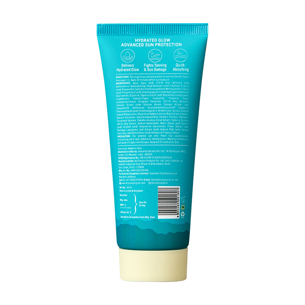 5% Niacinamide Hydra Glow Gel Sunscreen SPF 50+ PA++++ In-Vivo tested & New Gen UV filter