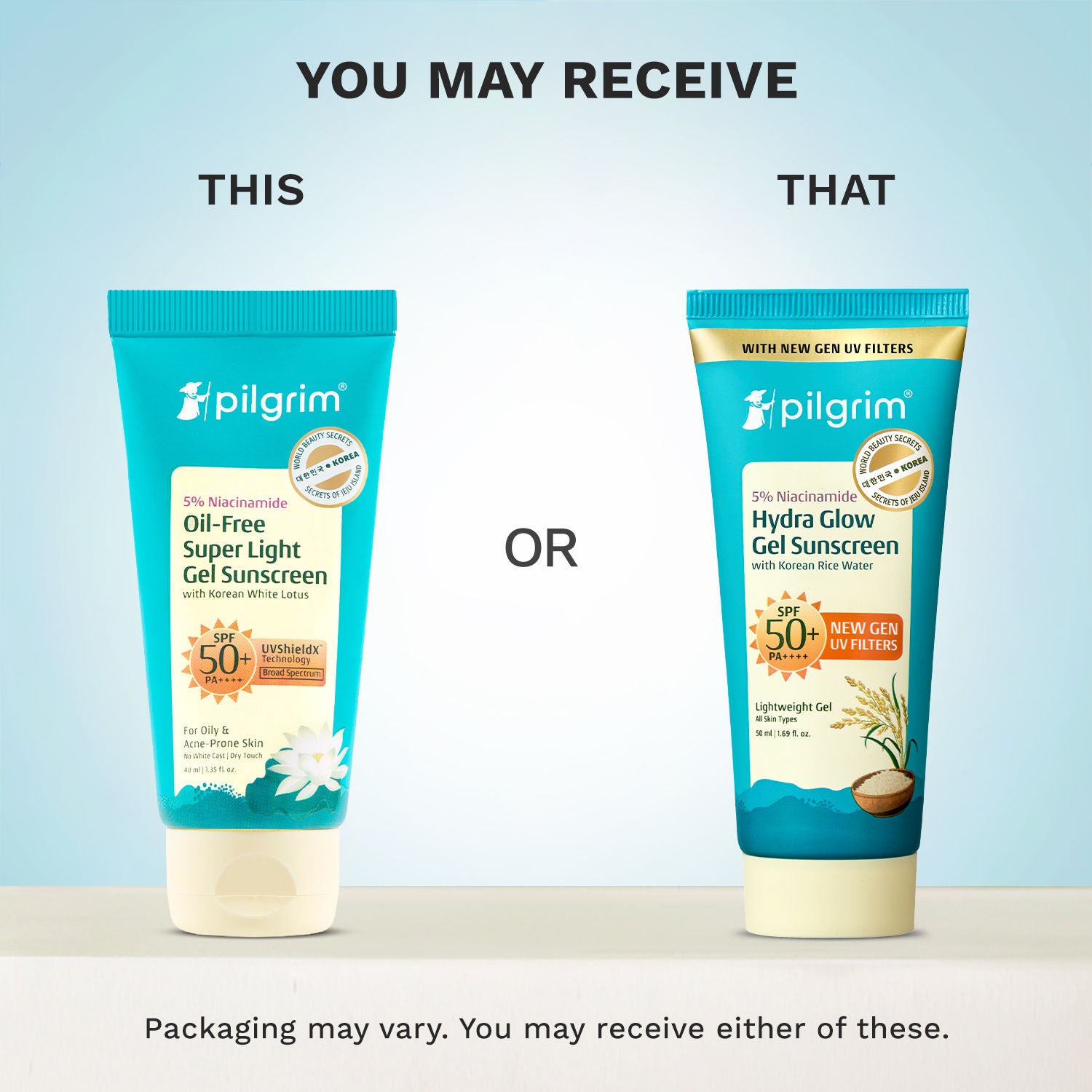 5% Niacinamide Hydra Glow Gel Sunscreen SPF 50+ PA++++ In-Vivo tested & New Gen UV filter