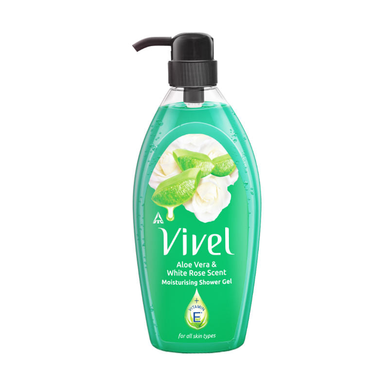 Aloe Vera & White Rose Scent Moisturizing Shower Gel