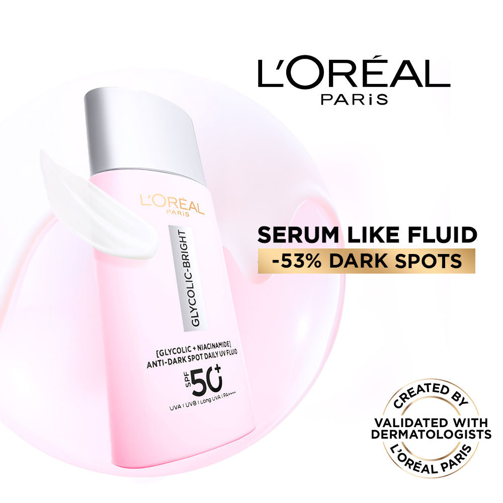 Glycolic-Bright UV Fluid SPF 50+ PA++++ Anti-Dark Spot Fluid Sunscreen