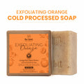 Cold Process Vitamin C Orange Handmade Butter Soap for Exfoliation, Whitening & Dark Spots - 125 g