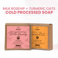 Fresh Brightening Milk Rosehip and Healing Turmeric Oats Soaps